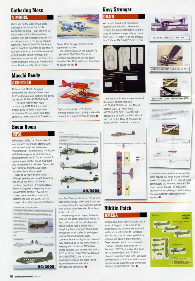 Scale Aviation Modeller International 2008-05